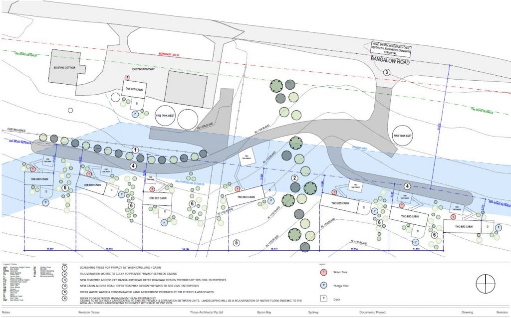 Bangalow Road Talofa Cabin Layout